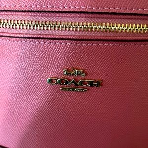 Medium pink coach back pack